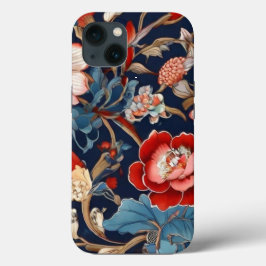 Intricate Flower Design iPhone 13 Fodral