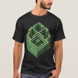 Intricate Geometric Maze T Shirt