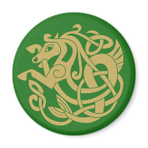 Intricate Guld Celtic Horse