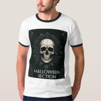 Intricate Halloween Doodle Art med Mörkens symbole T Shirt