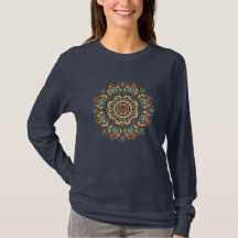 Intricate Mandala Flower Blue och Gult
