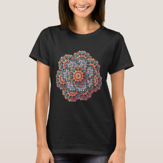 Intricate Mandala Flower Design Mönster T Shirt