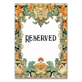 Intricate Motif Filigree, Clear Center Bord Sign Bordsnummer