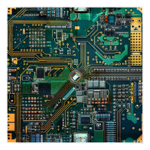 Intricate PCB Mönster