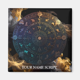 Intricate Zodiac Disaster Art & Décor Magnet