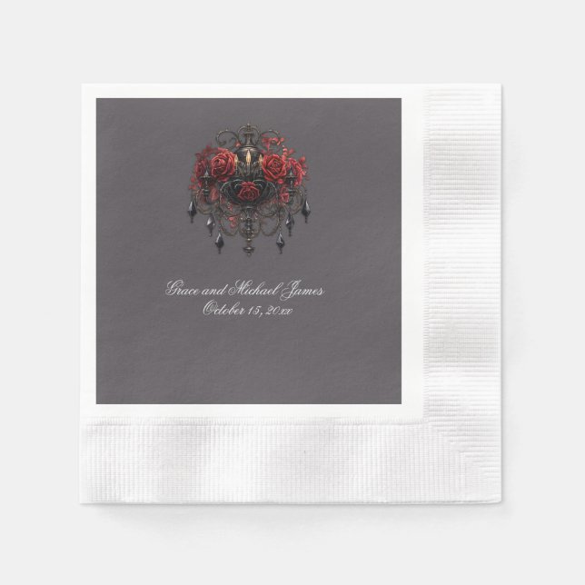 Intricera svartvit grumlare med Ro Pappersservett (Framsidan)