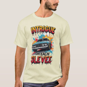 Intrig varje Ärm Eldig Sportbil Hastighet T Shirt