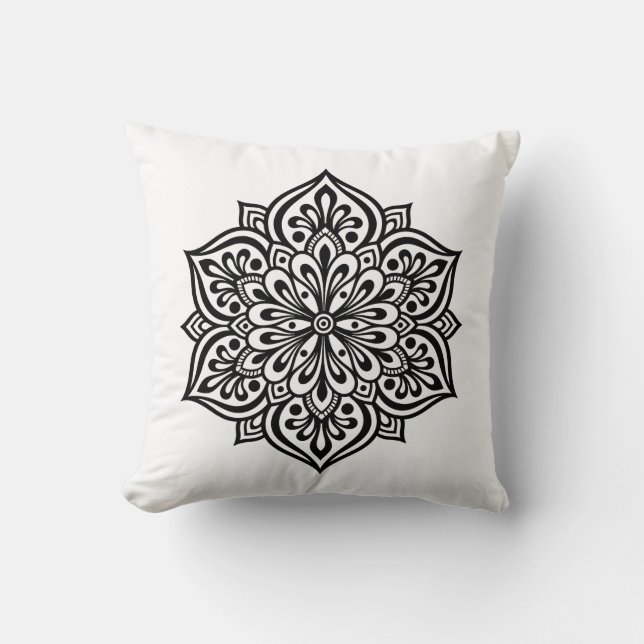 Intrikat Boho Mandala Kudd Kudde (Framsida)