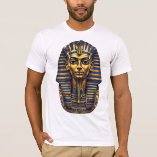 Intrikat egyptisk begravningsmask | Forntida konst T Shirt