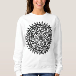 Intrikat Sakral Geometri handgjord Mandala – T Shirt