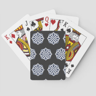 Intrikat sammanflätat keltiskt knutmönster casinokort