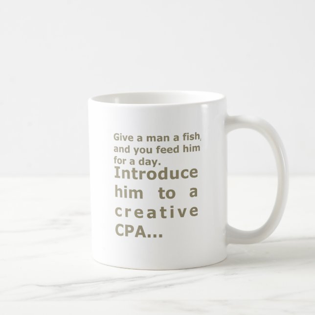 Introducera honom till en kreativ CPA Kaffemugg (Höger)