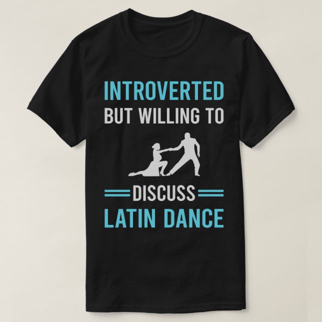 introducerad latinsk dansare Dancer T Shirt (Design framsida)