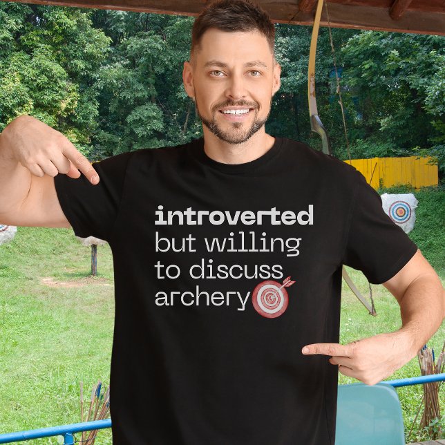 Introducerad men villig att diskutera arkeologi t shirt (Skapare uppladdad)