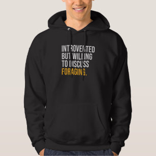 Introducerad men villig att diskutera formgivning hoodie