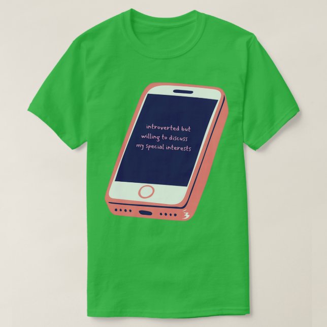 Introducerad men villig att diskutera Min Speciell T Shirt (Design framsida)