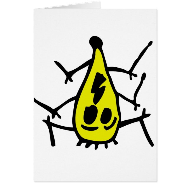 INTRODUKTION AV DEN GIGANTISKA SPINDELN FRÅN DEN HÄLSNINGSKORT (Framsidan)