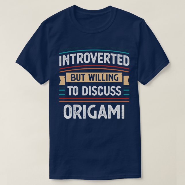 Introduktion som vill diskutera Origami T Shirt (Design framsida)