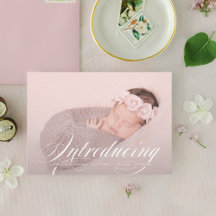 Introduktion till Elegant Fullt Bleed Photo Nyfödd