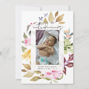 Introduktion till Modern Foto med Blommigt Ram