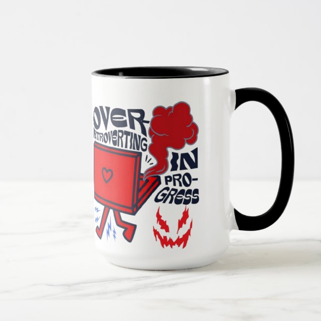 Introduktion till Progress Coffee Mugg | Funny Mug (Höger)