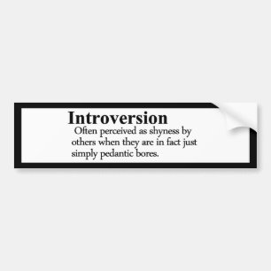 Introversion Definition 2020 version Bildekal