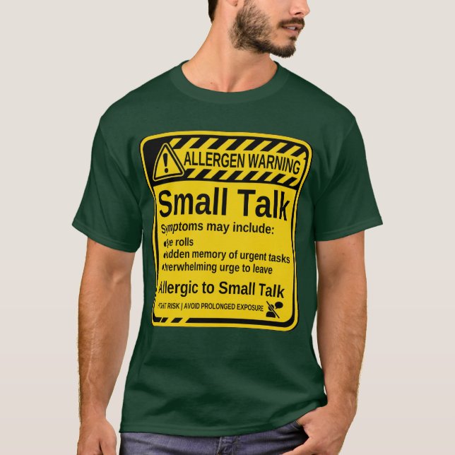 Introvert Anti-Social rolig present T-shirt  (Framsida)