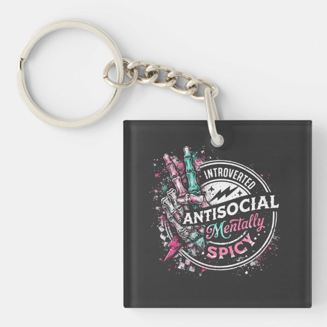 Introvert Antisocial och Mentalt Kryddad (Framsidan)