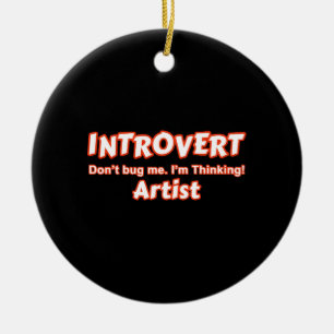Introvert Artist Julgransprydnad Keramik
