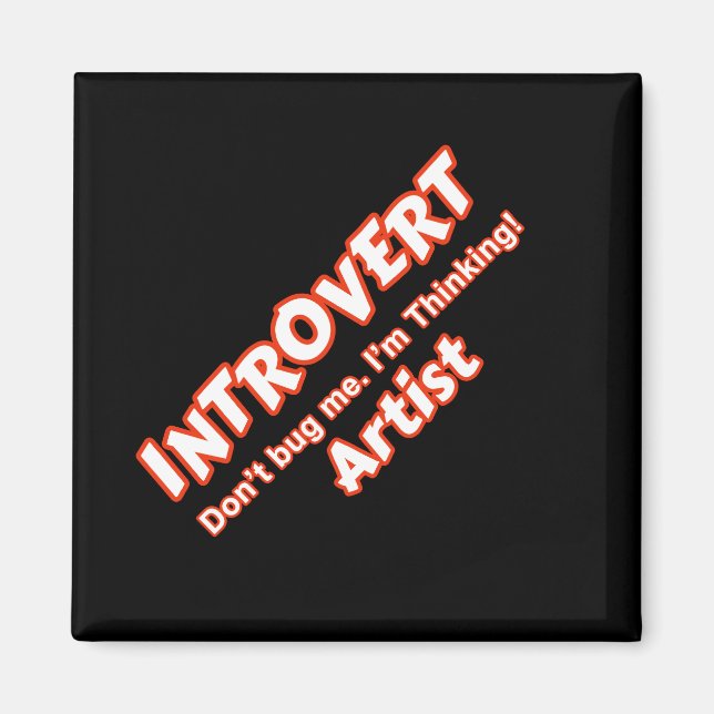 Introvert Artist Magnet (Framsidan)