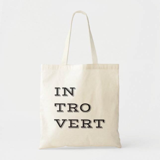 Introvert Bag Tygkasse (Framsidan)