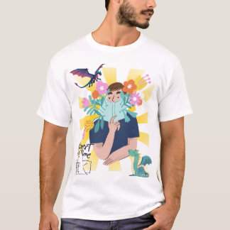 Introvert Beardie Älskarskjorta – Söt Skäggig Drag T Shirt