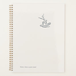 Introvert Black and White Minimalist Planner