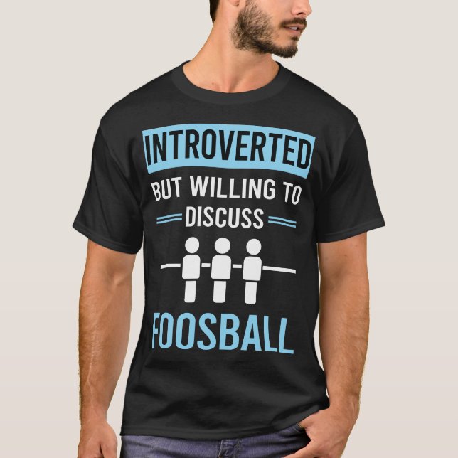 Introvert bordtennis t shirt (Framsida)