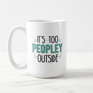 Introvert Coworking Birthday Gag Gift Kaffemugg