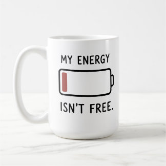 Introvert Energimätare Mugg för Socialt Utmattade