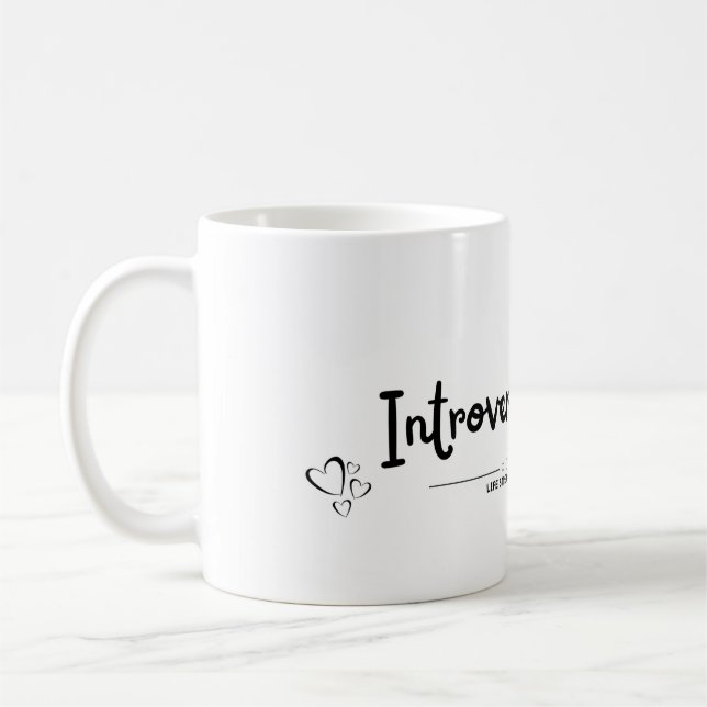 Introvert Energy Mugg _Personality Gift (Vänster)