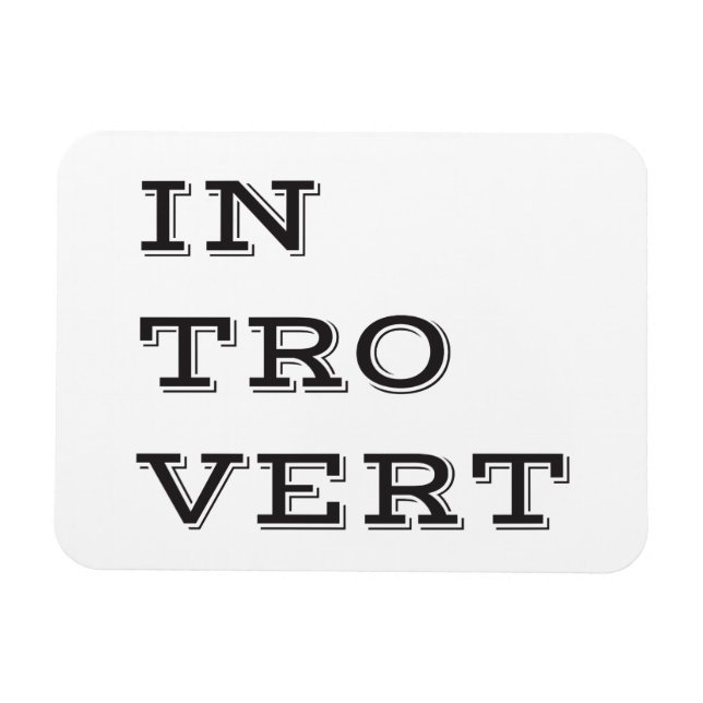 Introvert Flexi Magnet (Horisontell)