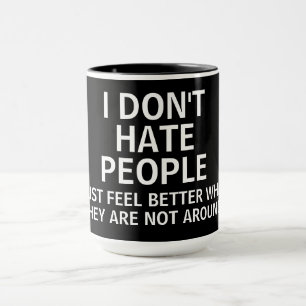 Introvert folk Lustigt tal Mugg