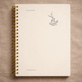 Introvert Gift Minimalist Line Art Planner