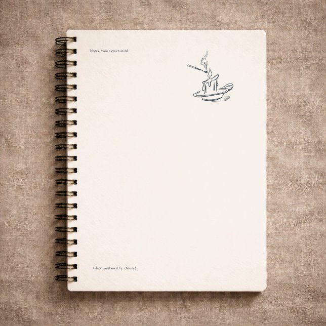 Introvert Gift Minimalist Line Art Planner Anteckningsbok (Skapare uppladdad)