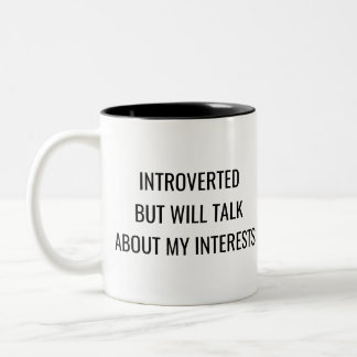 Introvert Humor Mug – Relatable Personality Gift Två-Tonad Mugg