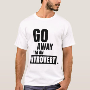 Introvert Inverterad anti-Social Shyness T- T Shirt