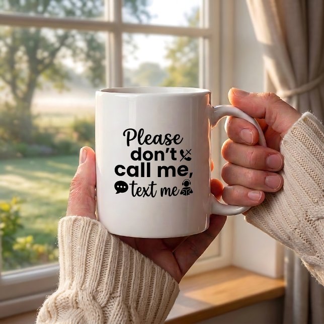 Introvert Kaffe Mugg Vänligen Citera Inte Design (Skapare uppladdad)