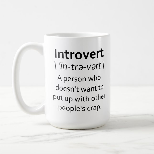 Introvert Kaffemugg (Vänster)