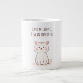 Introvert katt jumbo mugg