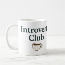 Introvert Klubb - Aesthetic Coffee Mugg