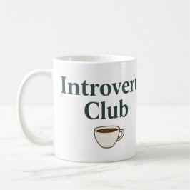 Introvert Klubb - Aesthetic Coffee Mugg