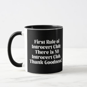 Introvert Klubb Coffee Mugg