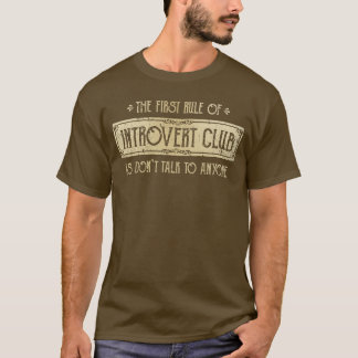 Introvert Klubb T Shirt